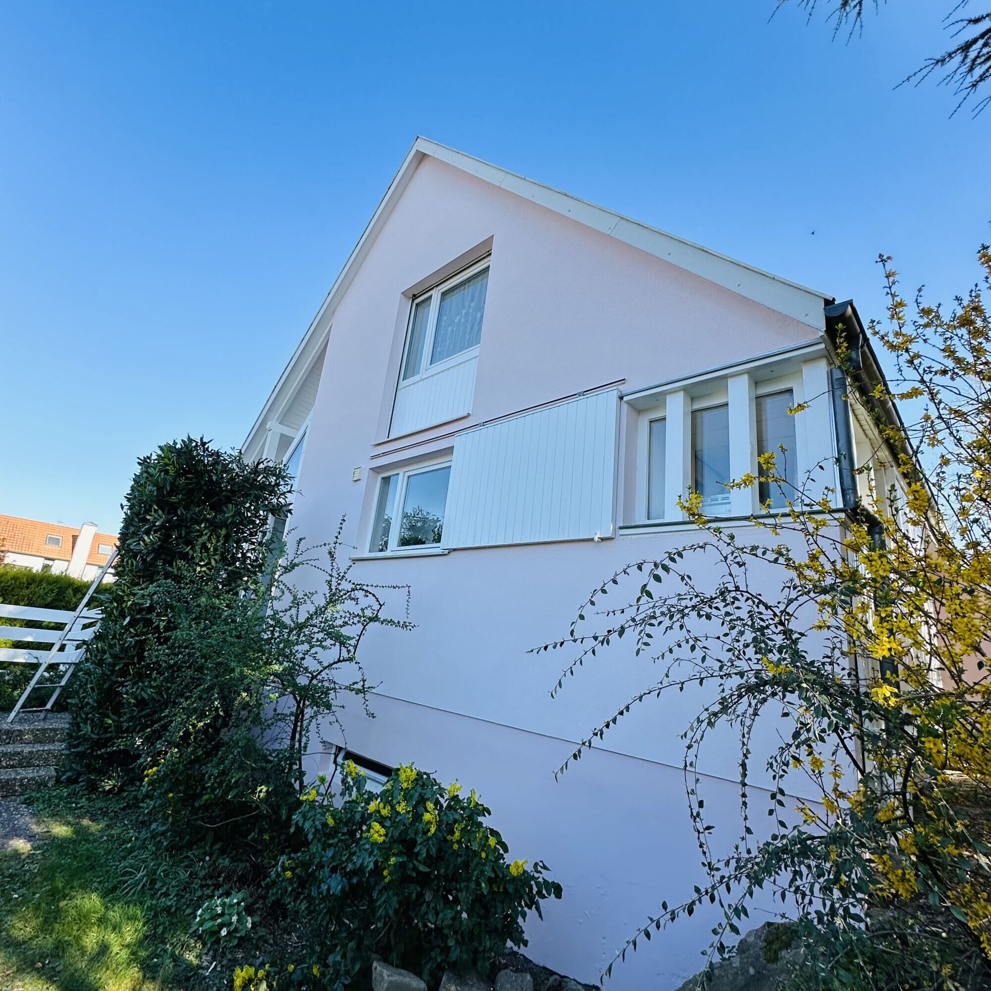 Rafraîchissement Complet d’une Façade à Stutzheim-Offenheim (proche de Strasbourg): Bois, Ferronneries et Peinture Auto-nettoyante Schiltigheim